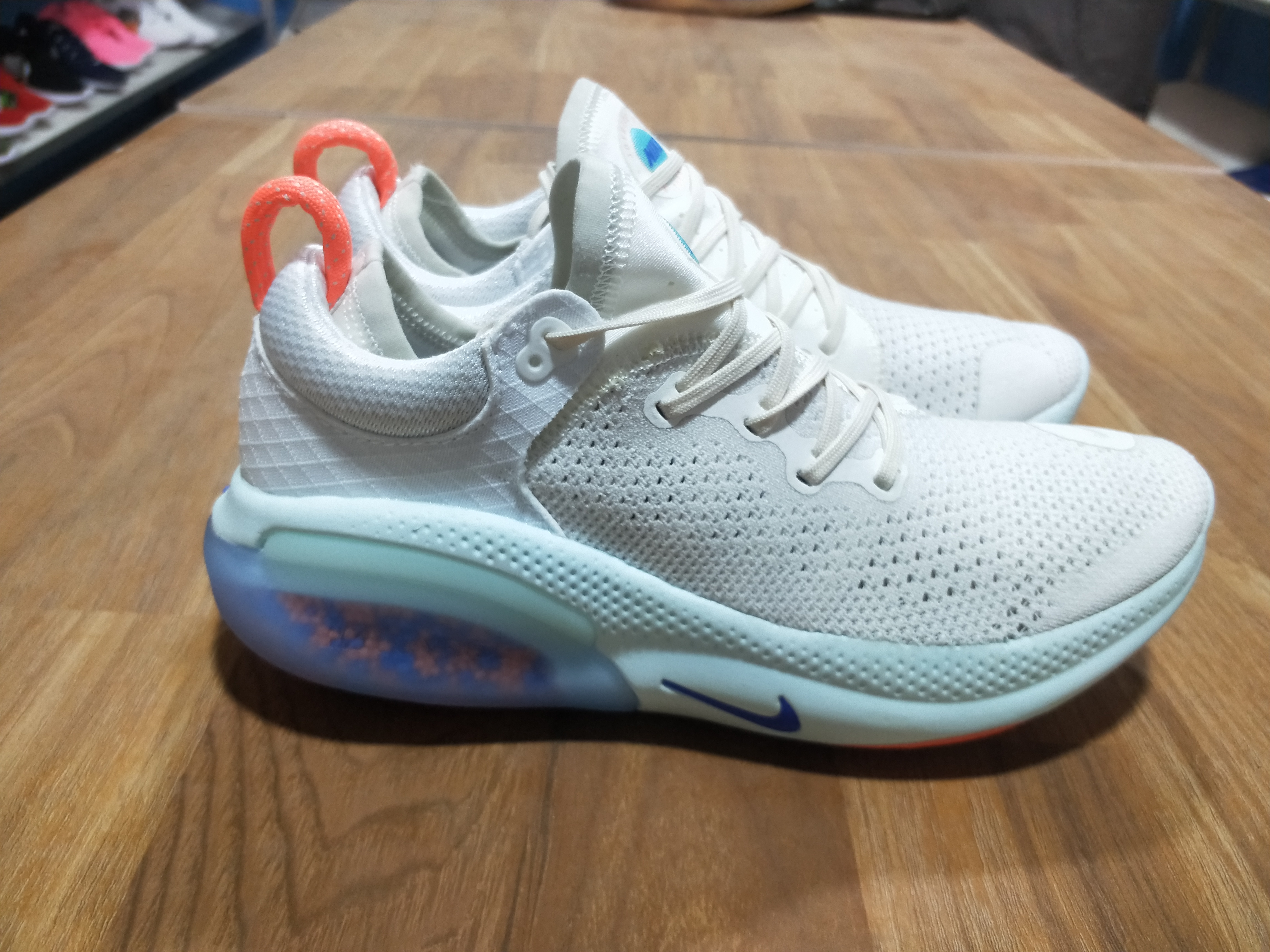 Nike Joyride Run FK White Light Green Shoes - Click Image to Close